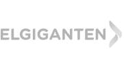 Elgiganten logo sort hvid